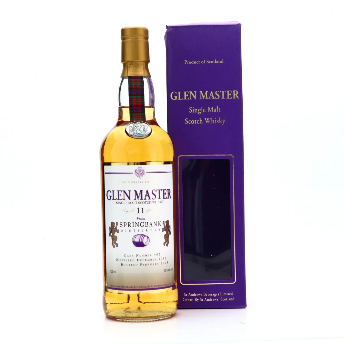Glen Master – 11 Yr Spring Bank Sin 750mL