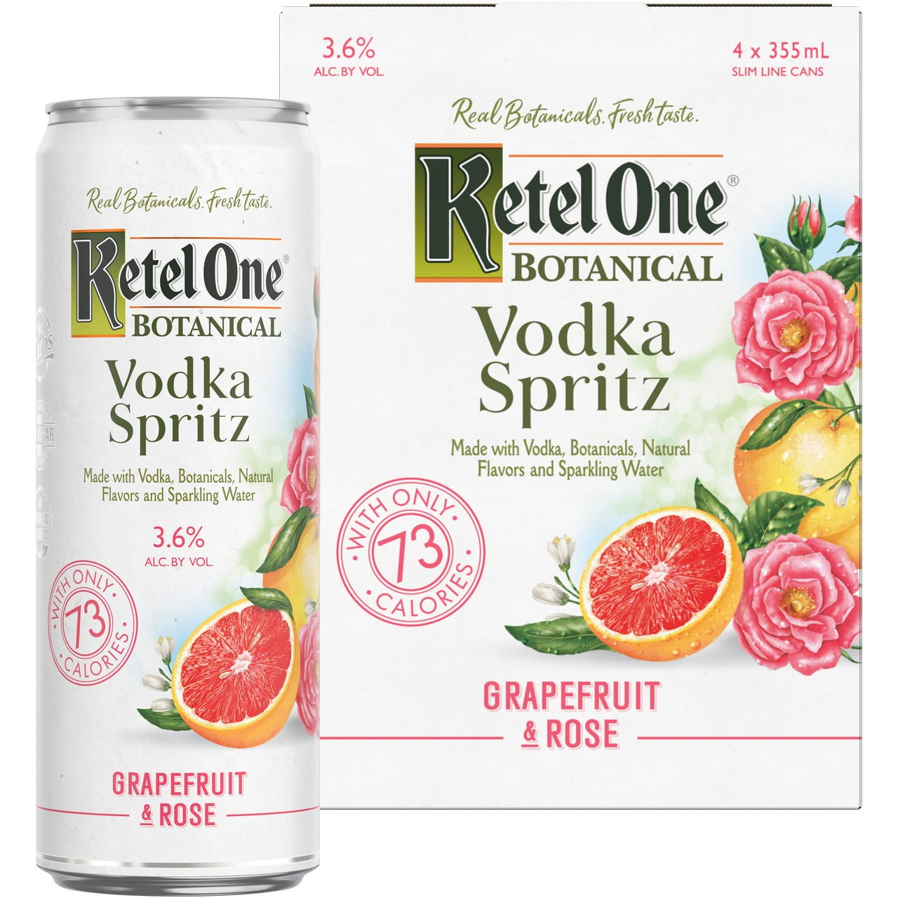 Ketel One – Grapefruit & Rose 4pk 355mL
