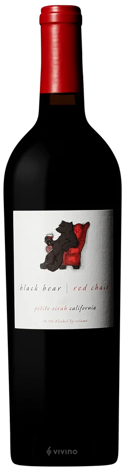 Black Bear/ Red Chair – Petite Syrah 750mL