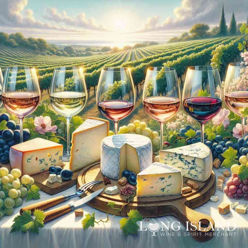 Navigating Pairings: Long Island Cheese Meets Fine Wine
