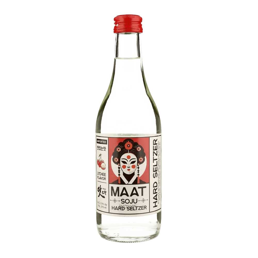 Maat – Lychee Hard Seltzer 375mL