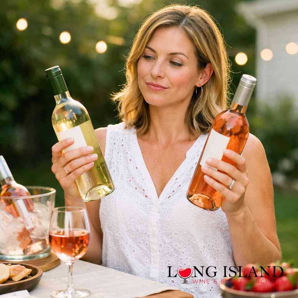 Why crisp sauvignon blanc, chilled rosé, and sparkling wine make the easiest summer wine picks for warm weather — Long I