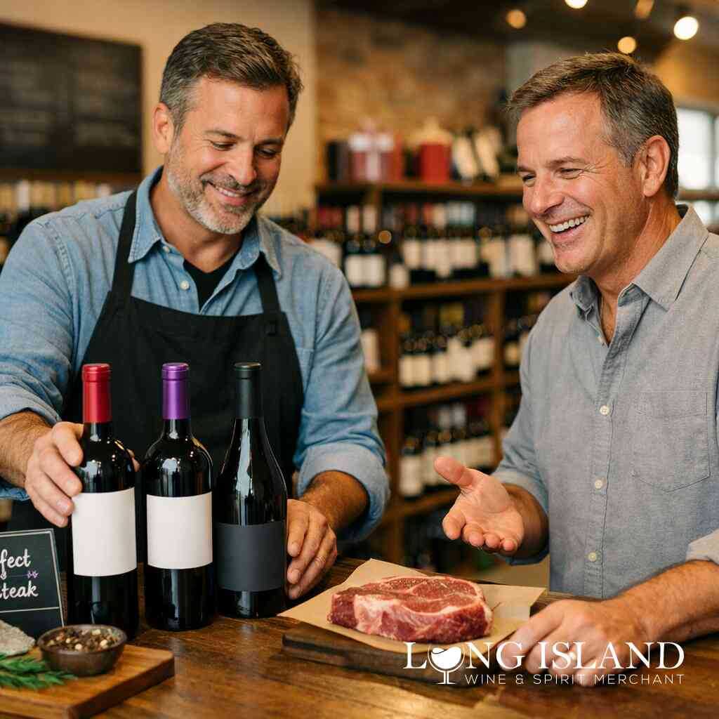 Ribeye, strip, and porterhouse which bold red wine actually keeps up — Long Island Wine & Spirit Merchant