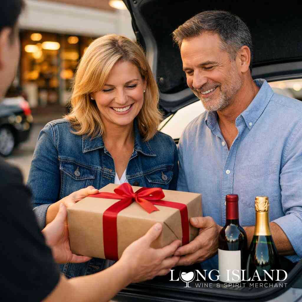 How to use curbside pickup for wedding wine, party wine, and corporate gifts without the stress — Long Island Wine & Spi