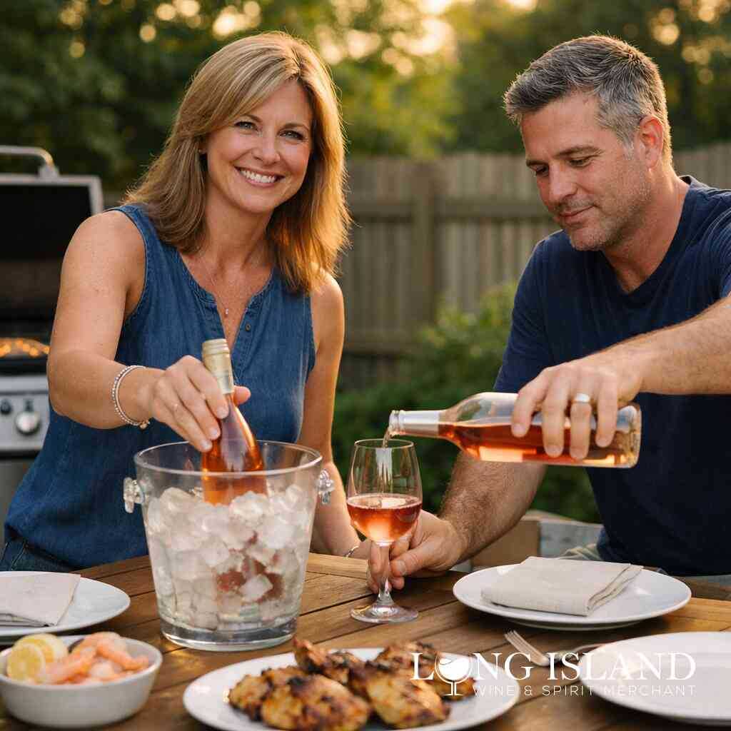 Why a chilled rosé service matters more than fancy stemware at a real backyard dinner — Long Island Wine & Spirit Mercha