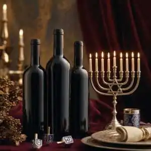 Hanukkah-Kosher wine case