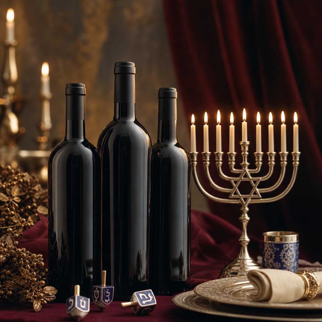 Hanukkah-Kosher wine case