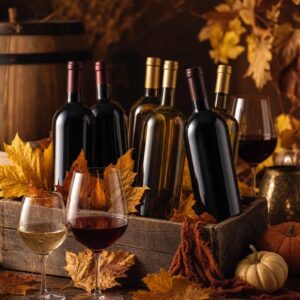 Thanksgiving wine case
