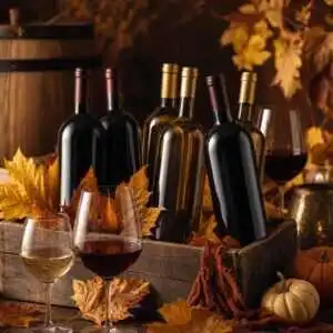 Thanksgiving wine case