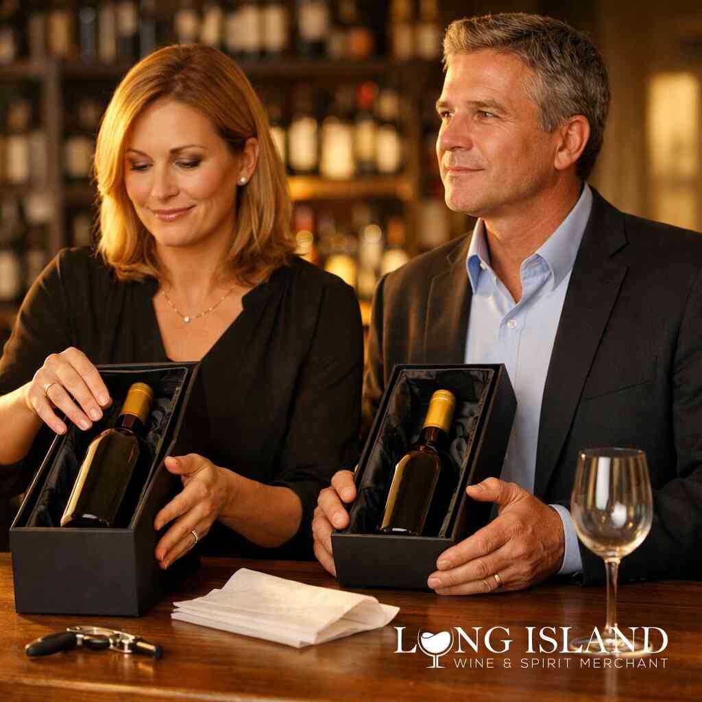 When alcohol gifts for clients should lean toward wine pairings, wine tasting gift sets, or mixed spirits delivery inste