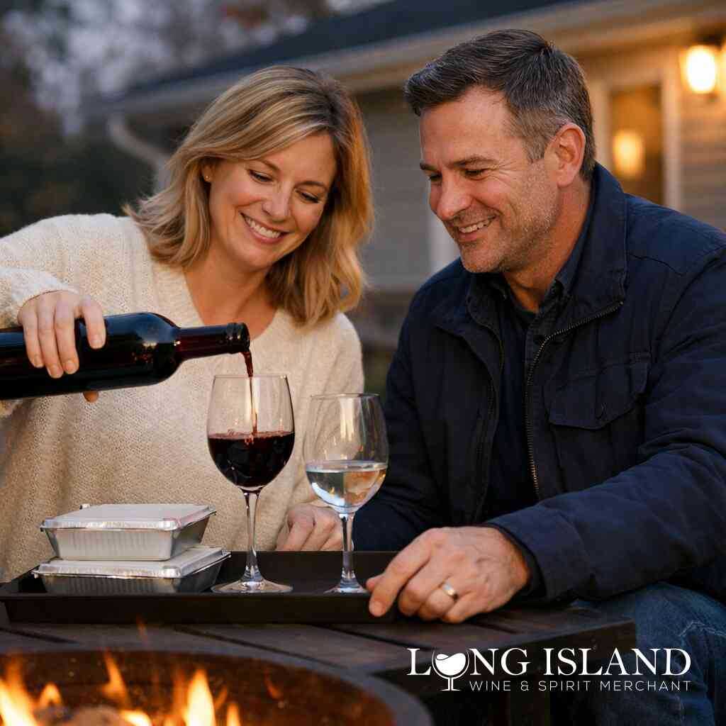 Which wine style feels more cellar-friendly versus ready-to-drink for weeknight wine dinner plans — Long Island Wine & S