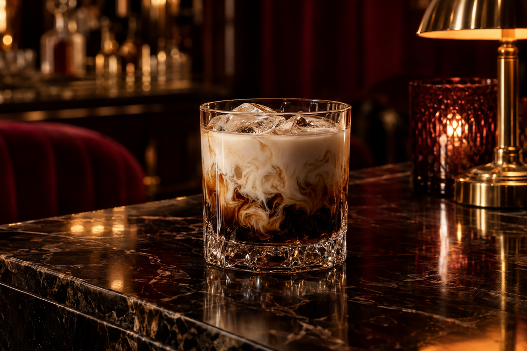 White Russian cocktail