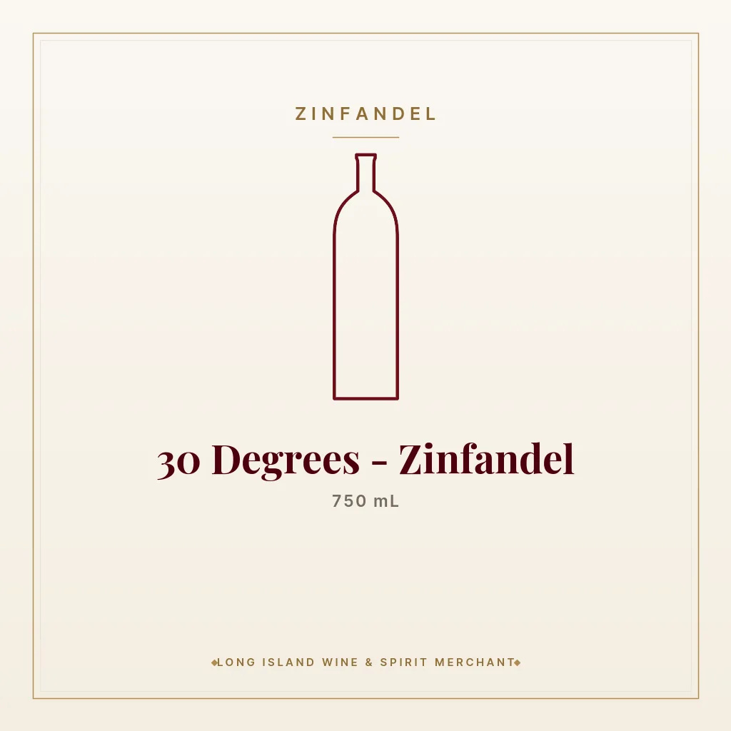 30 Degrees - Zinfandel 750 mL - Zinfandel