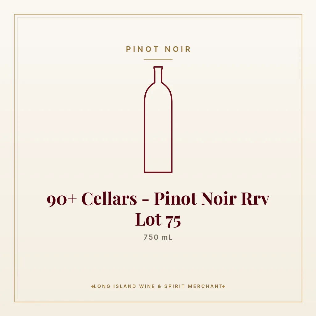 90+ Cellars - Pinot Noir Rrv Lot 75 750 mL - Pinot Noir