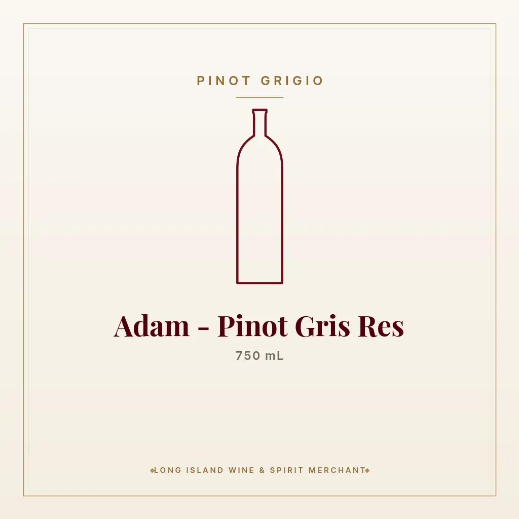 Adam - Pinot Gris Res 750 mL - Pinot Grigio