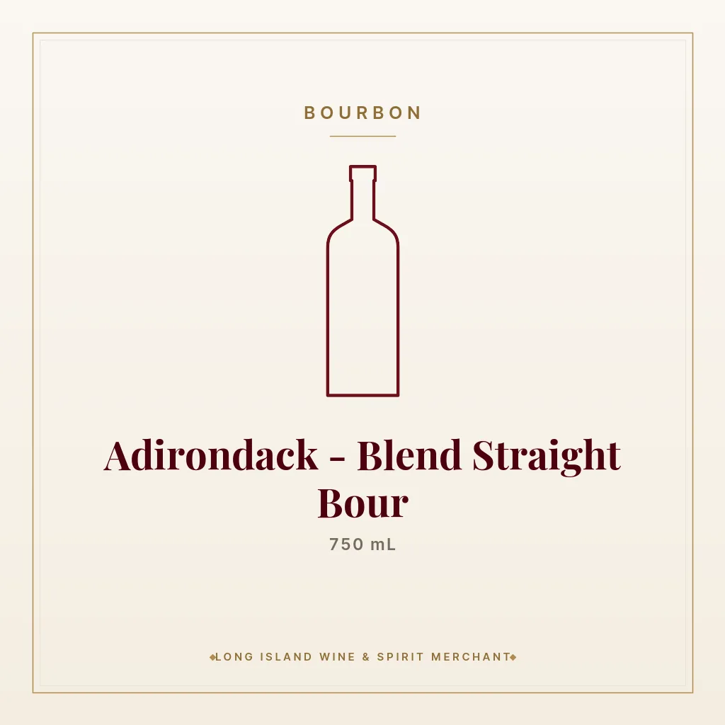 Adirondack - Blend Straight Bour 750 mL - Bourbon