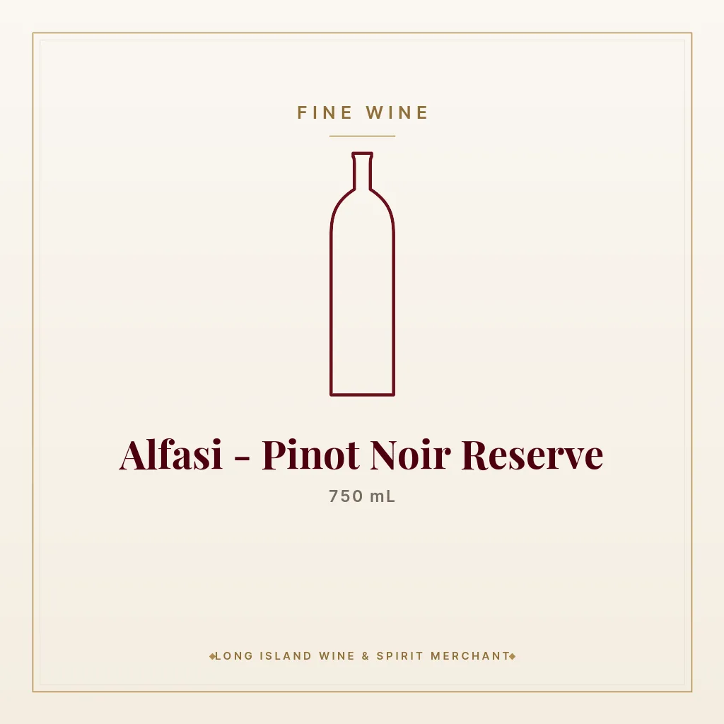 Alfasi - Pinot Noir Reserve 750 mL - Fine Wine