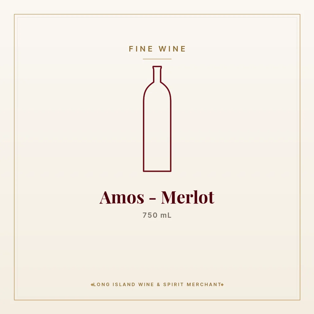 Amos - Merlot 750 mL - Fine Wine