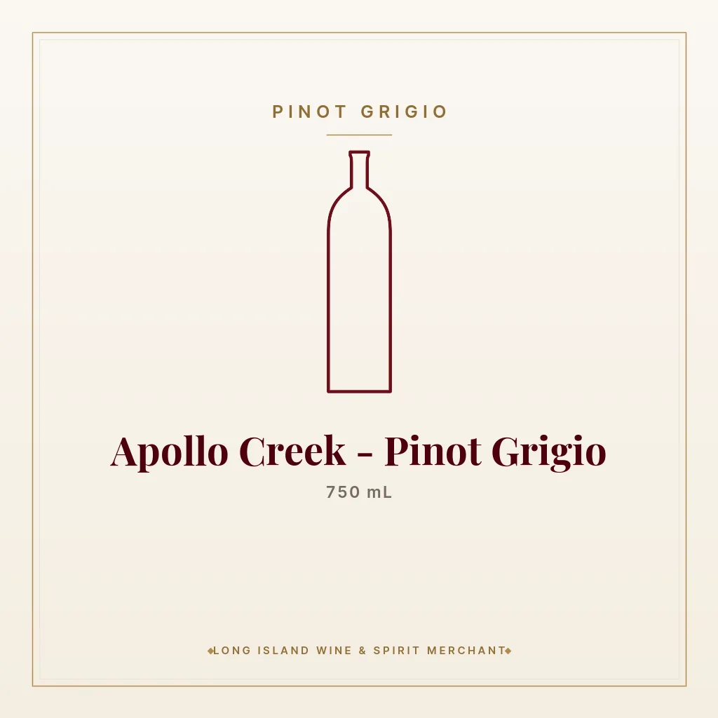 Apollo Creek - Pinot Grigio 750 mL - Pinot Grigio