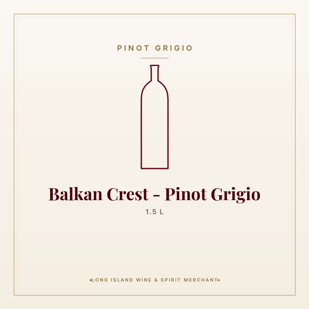 Balkan Crest - Pinot Grigio 1.5 L - Pinot Grigio