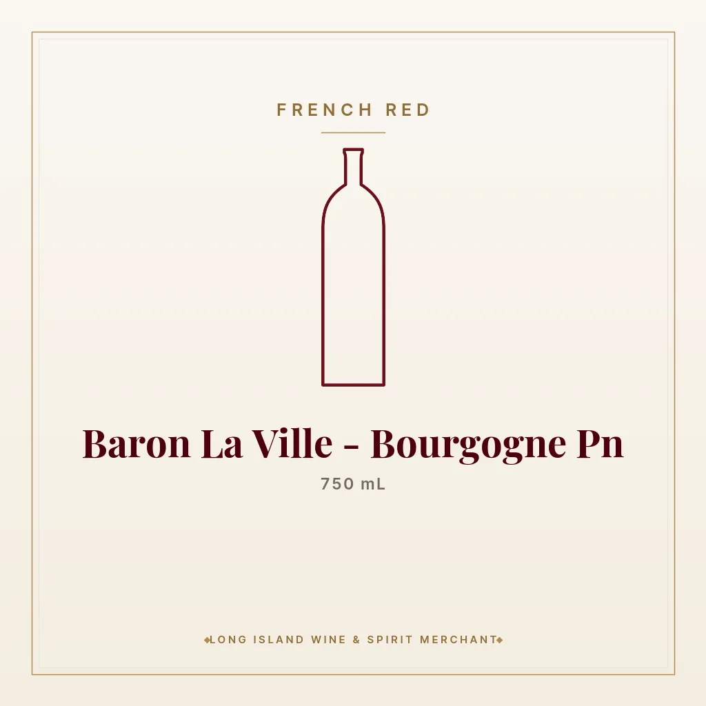 Baron La Ville - Bourgogne Pn 750 mL - French Red