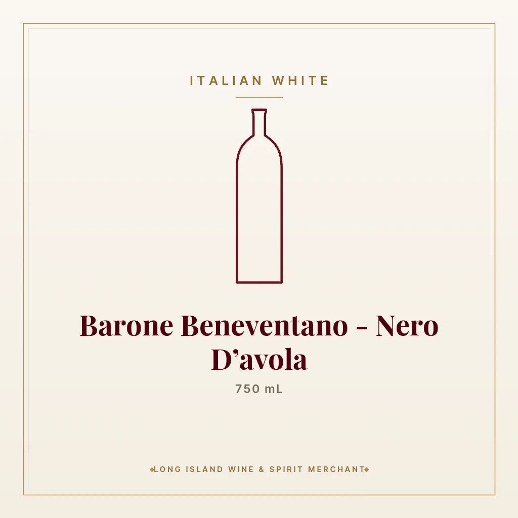 Barone Beneventano - Nero D’avola 750 mL - Italian White