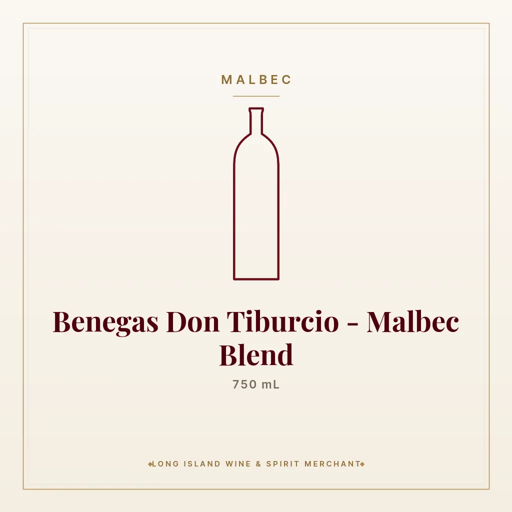 Benegas Don Tiburcio - Malbec Blend 750 mL - Malbec
