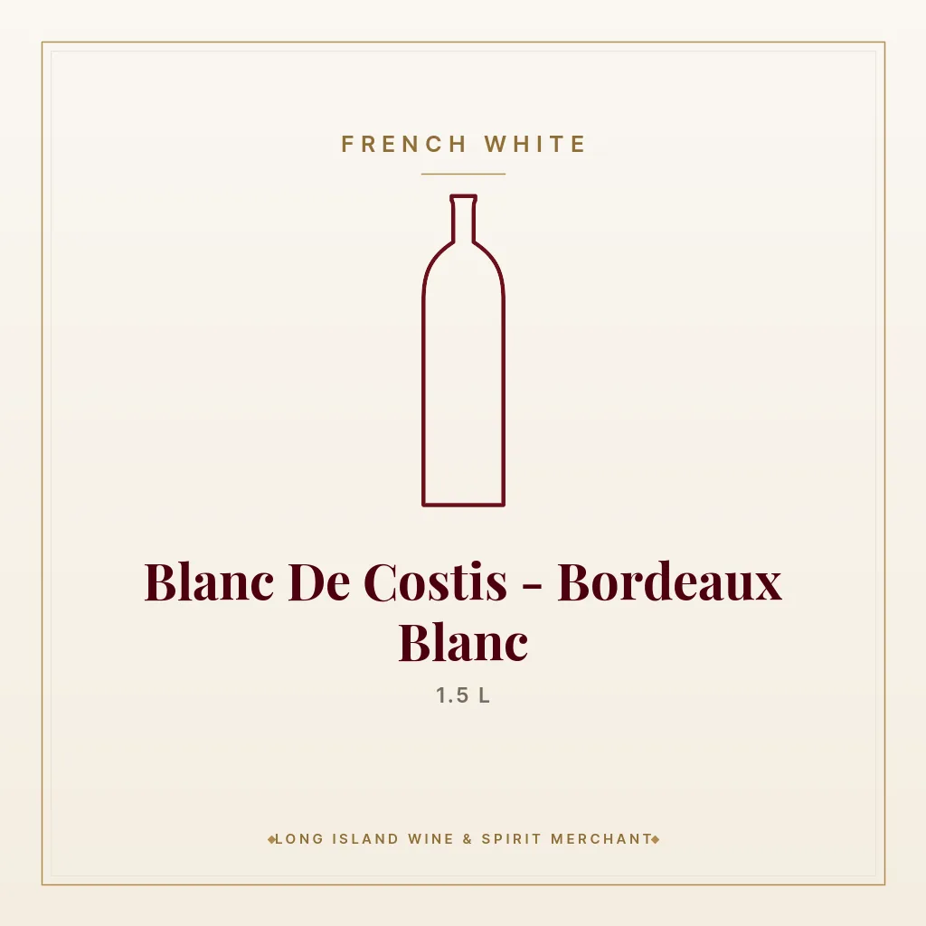 Blanc De Costis - Bordeaux Blanc 1.5 L - French White