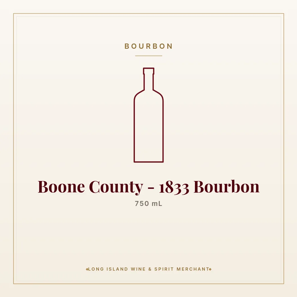 Boone County - 1833 Bourbon 750 mL - Bourbon