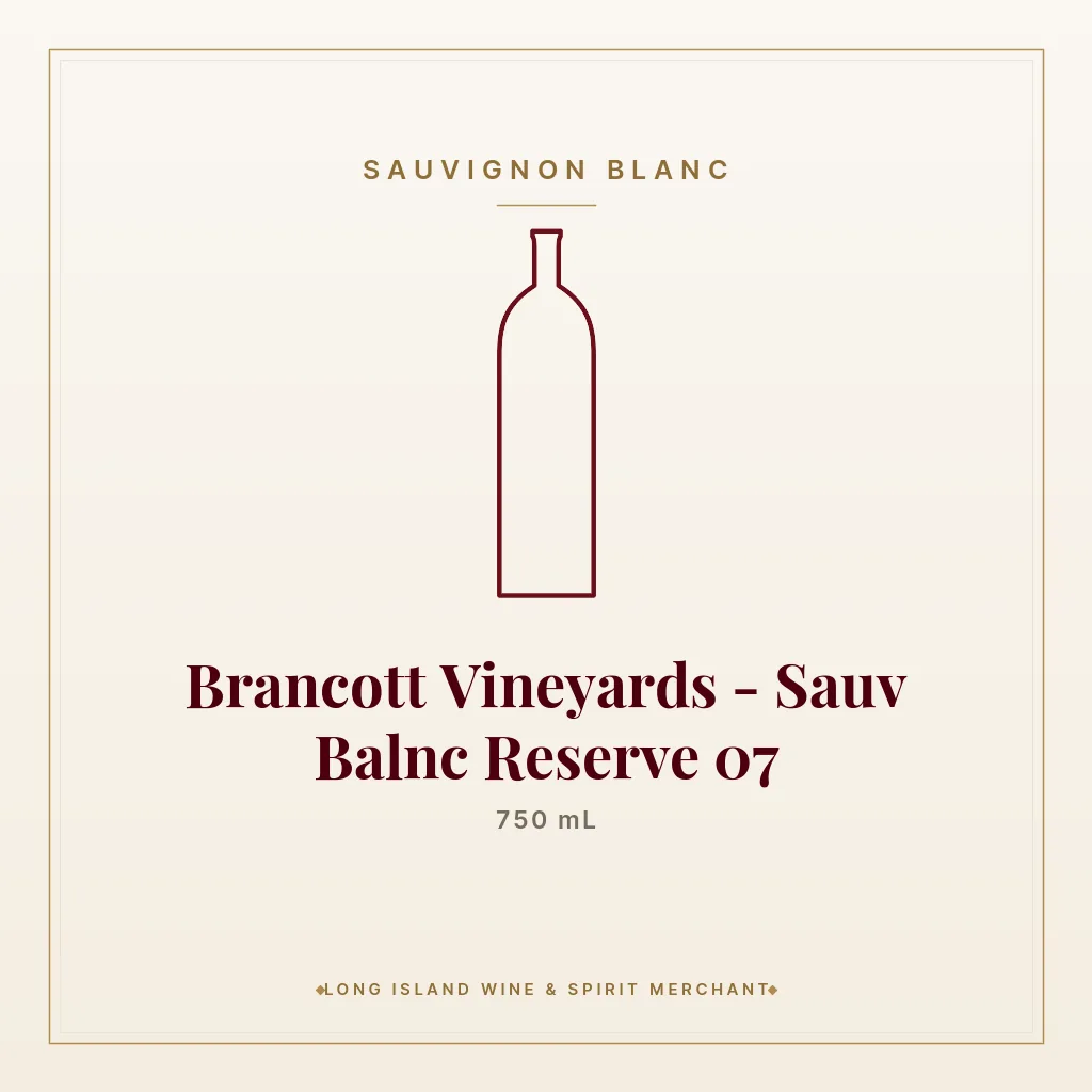 Brancott Vineyards - Sauv Balnc Reserve 07 750 mL - Sauvignon Blanc