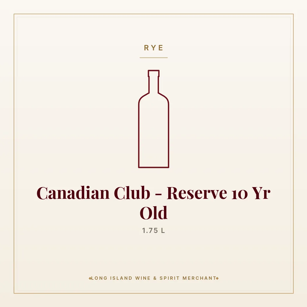 Canadian Club - Reserve 10 Yr Old 1.75 L - Rye