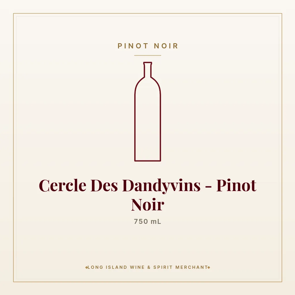 Cercle Des Dandyvins - Pinot Noir 750 mL - Pinot Noir