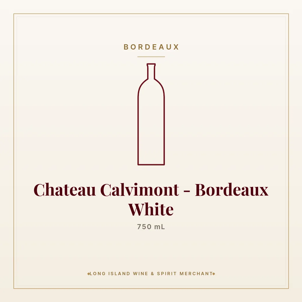 Chateau Calvimont - Bordeaux White 750 mL - Bordeaux