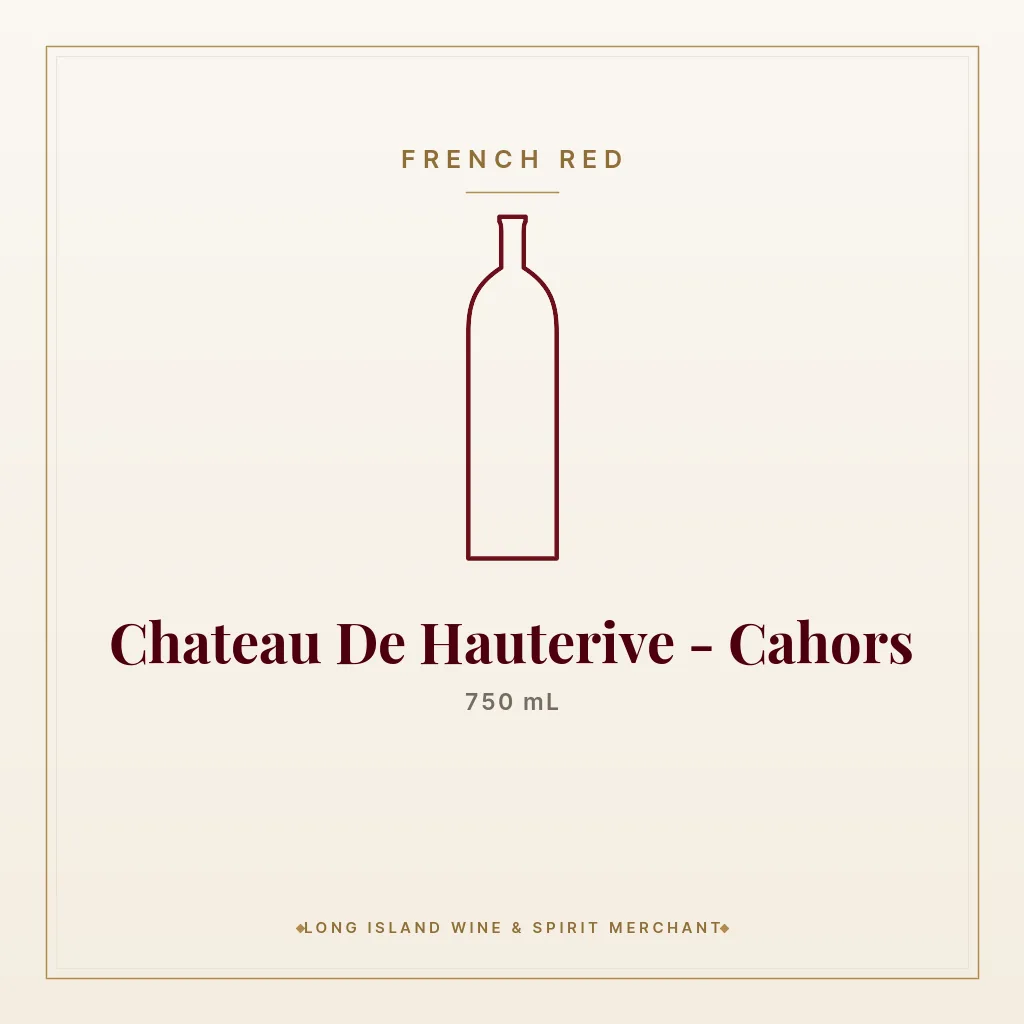 Chateau De Hauterive - Cahors 750 mL - French Red