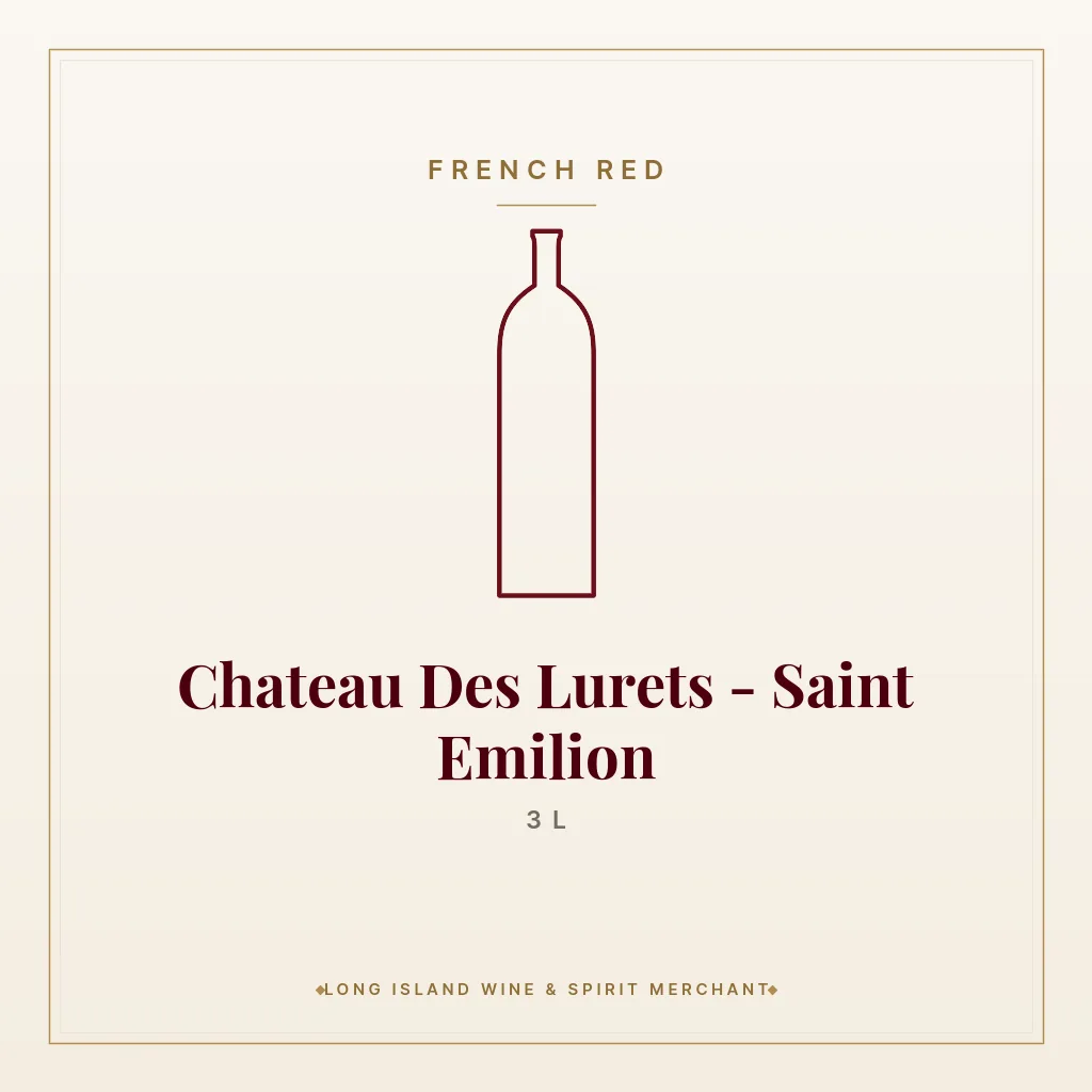 Chateau Des Lurets - Saint Emilion 3 L - French Red