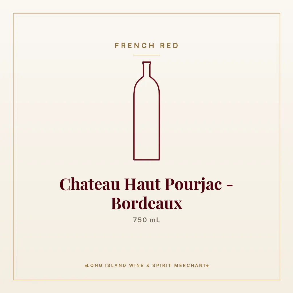 Chateau Haut Pourjac - Bordeaux 750 mL - French Red
