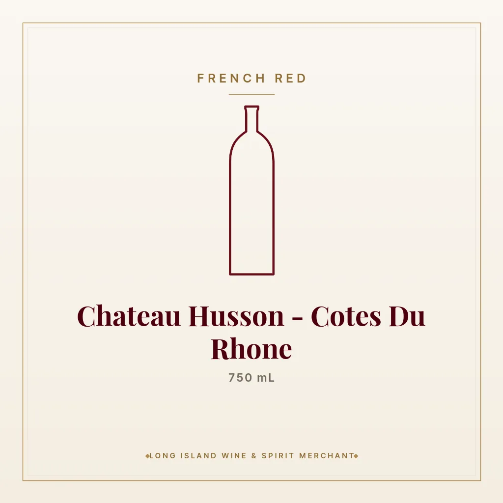 Chateau Husson - Cotes Du Rhone 750 mL - French Red