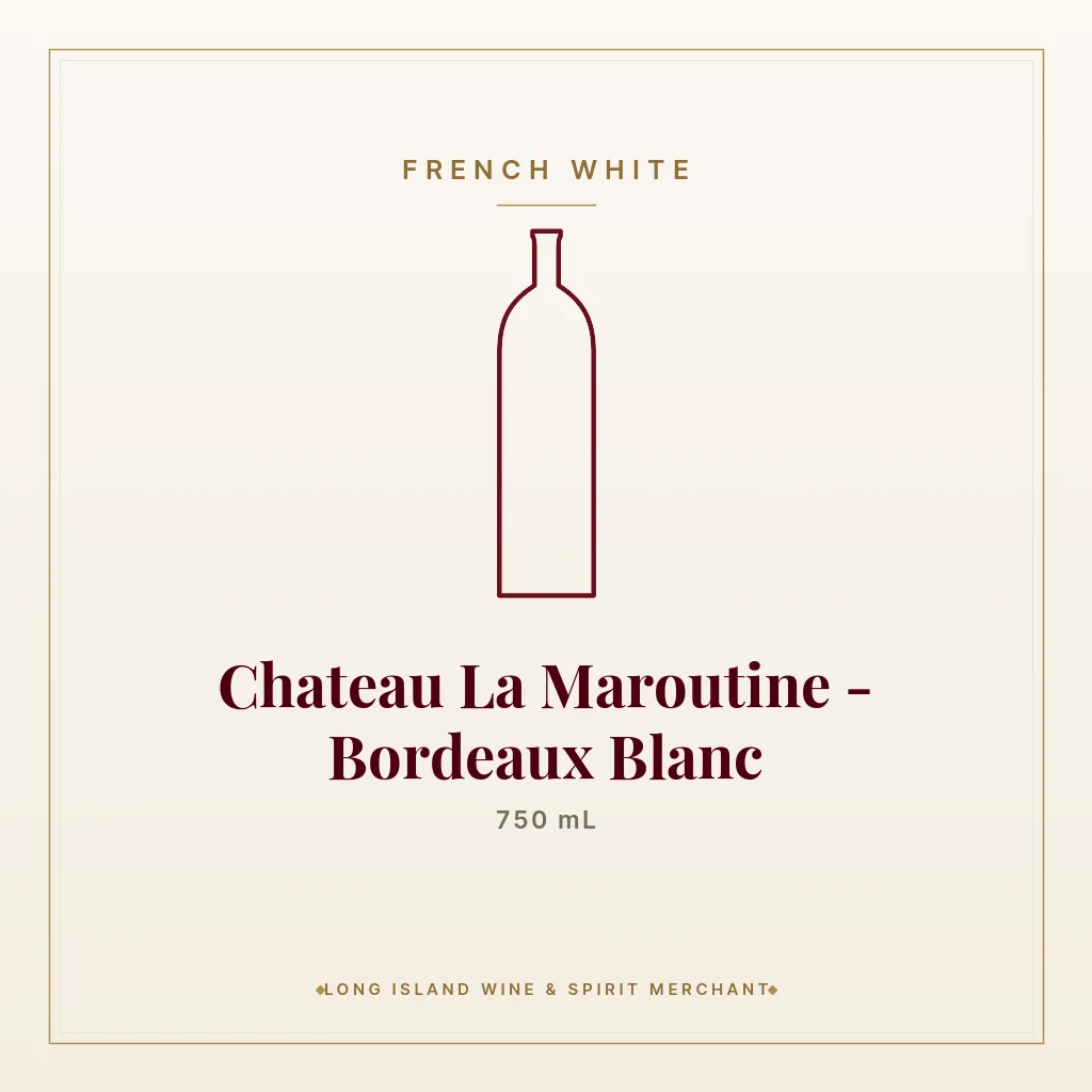 Chateau La Maroutine - Bordeaux Blanc 750 mL - French White