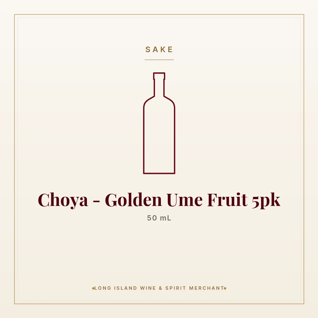 Choya - Golden Ume Fruit 5pk 50 mL - Sake
