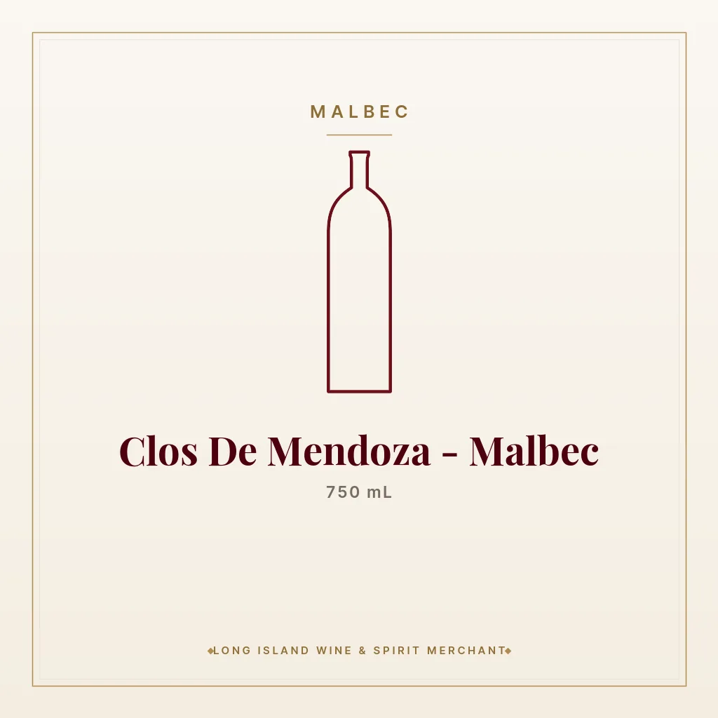 Clos De Mendoza - Malbec 750 mL - Malbec