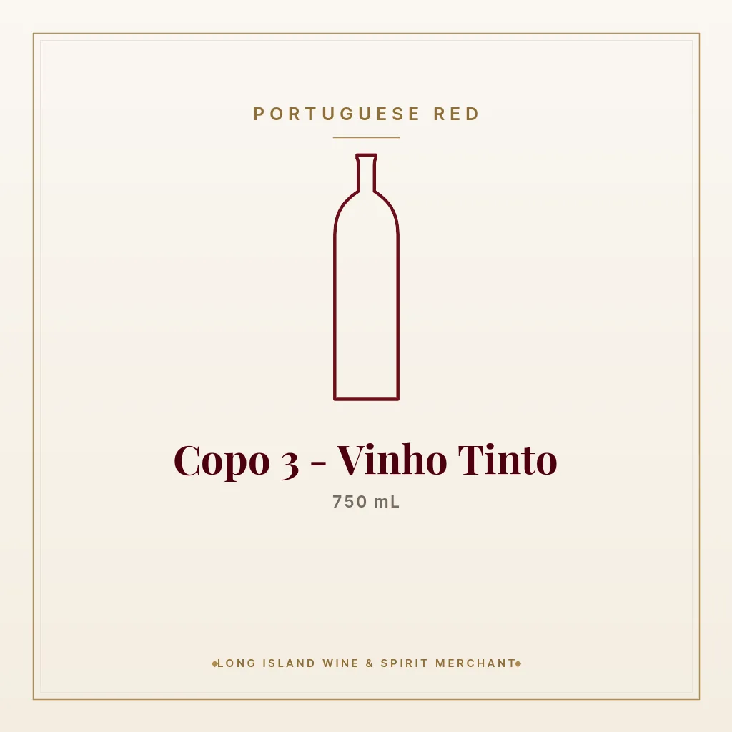 Copo 3 - Vinho Tinto 750 mL - Portuguese Red