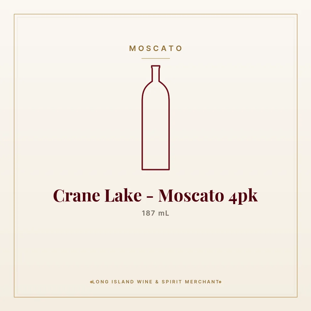 Crane Lake - Moscato 4pk 187 mL - Moscato