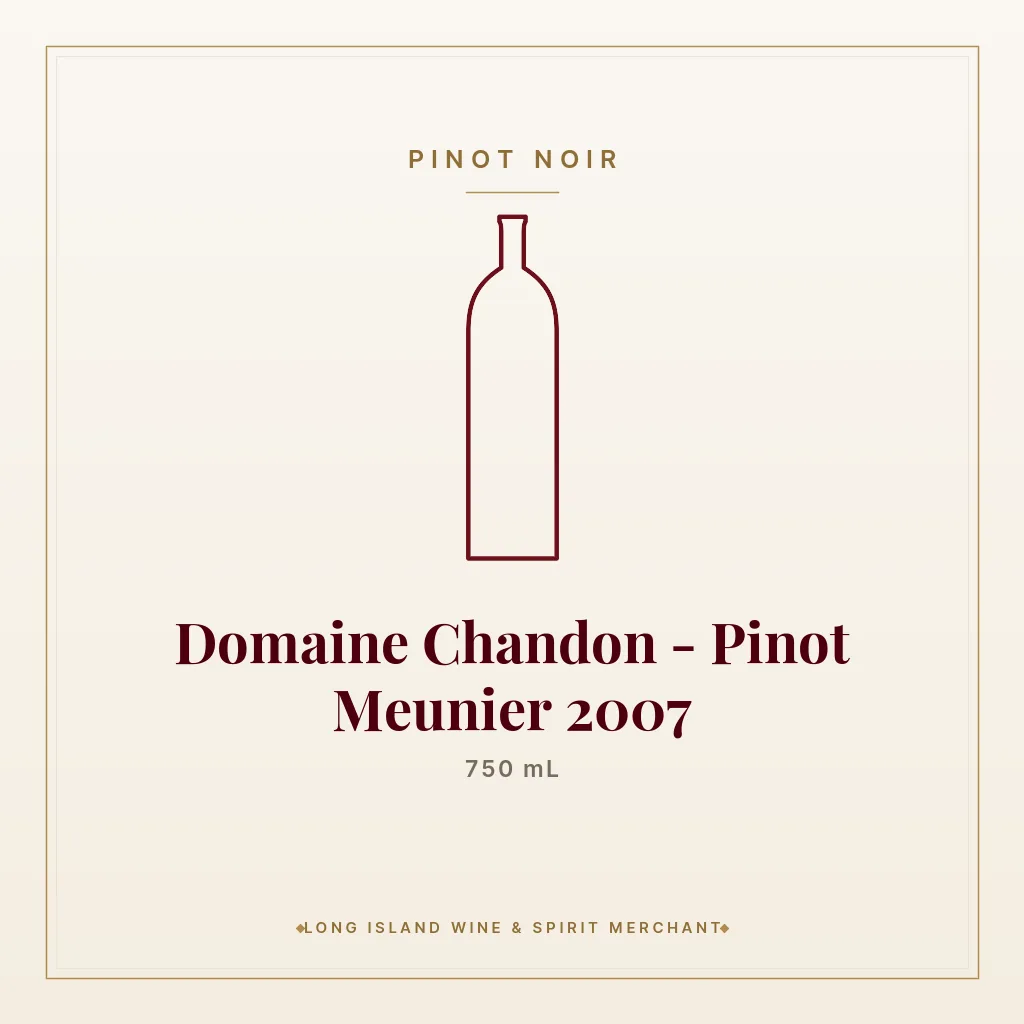Domaine Chandon - Pinot Meunier 2007 750 mL - Pinot Noir