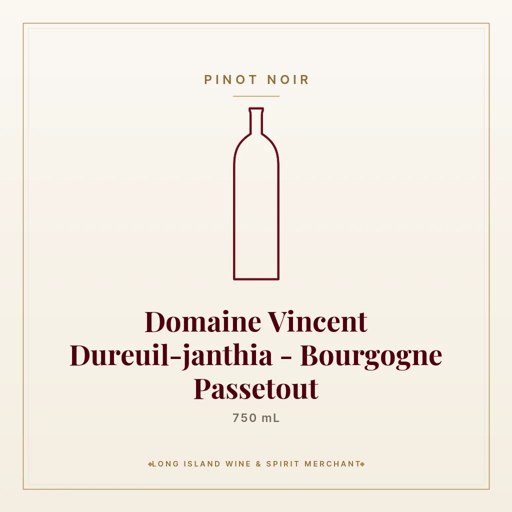 Domaine Vincent Dureuil-janthia - Bourgogne Passetout 750 mL - Pinot Noir