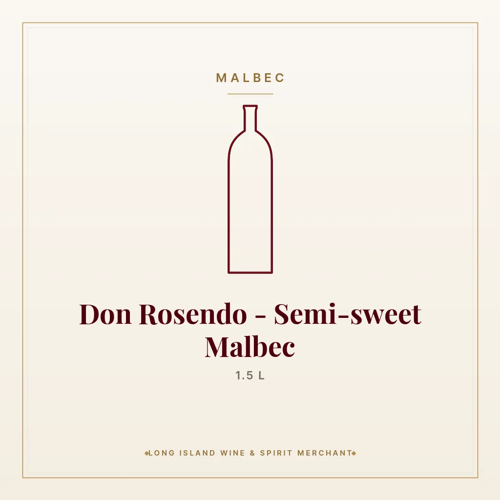 Don Rosendo - Semi-sweet Malbec 1.5 L - Malbec