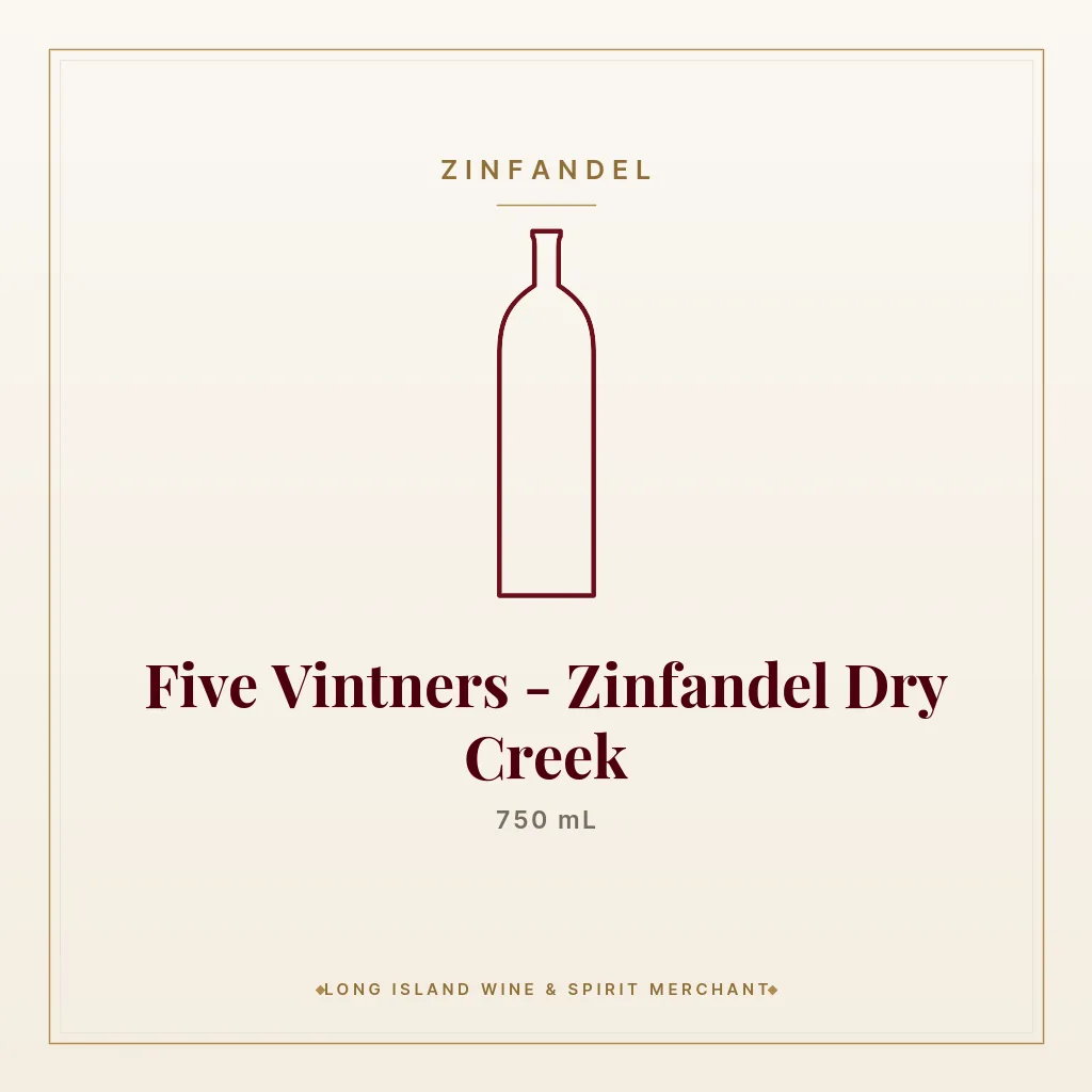 Five Vintners - Zinfandel Dry Creek 750 mL - Zinfandel