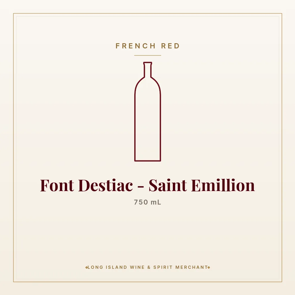 Font Destiac - Saint Emillion 750 mL - French Red