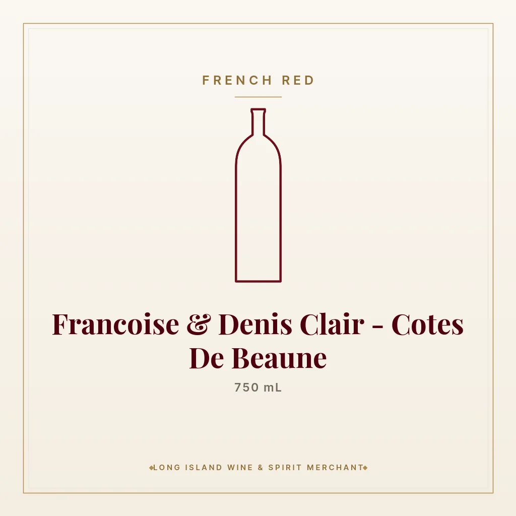 Francoise & Denis Clair - Cotes De Beaune 750 mL - French Red