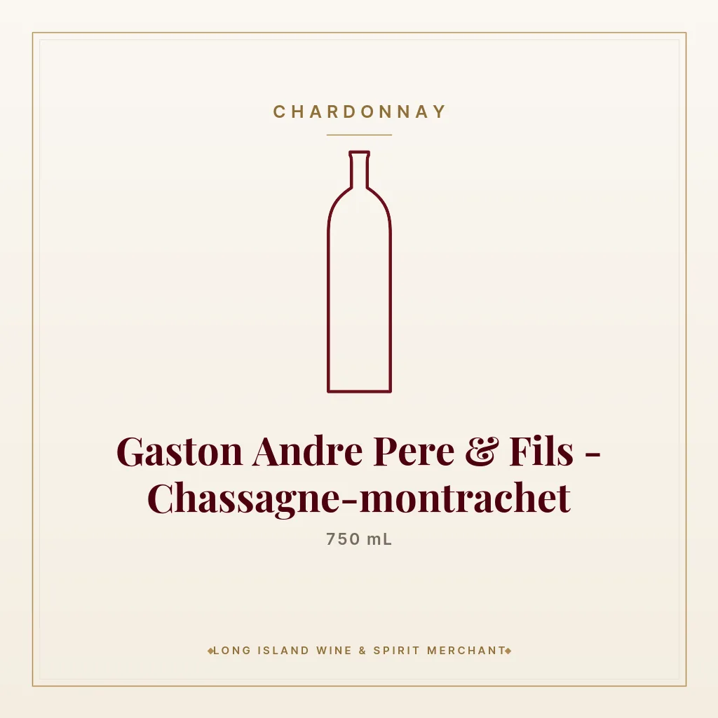 Gaston Andre Pere & Fils - Chassagne-montrachet 750 mL - Chardonnay