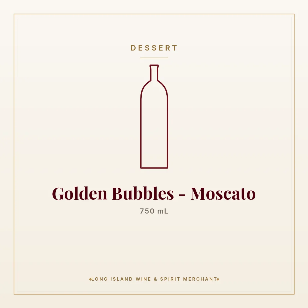 Golden Bubbles - Moscato 750 mL - Dessert